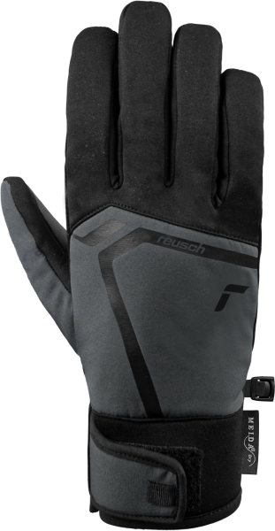 Reusch Ryan Meida® Dry TOUCH-TEC 6201184 6672 black grey front